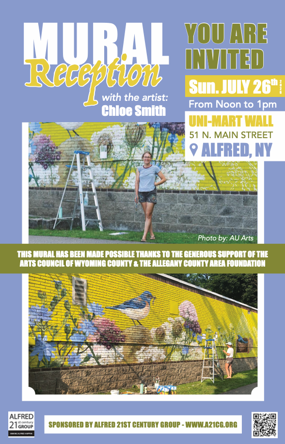 mural-reception-chloe-smith-alfred-ny