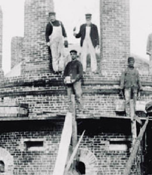 Celadon Terra Cotta Kiln 1889 tall